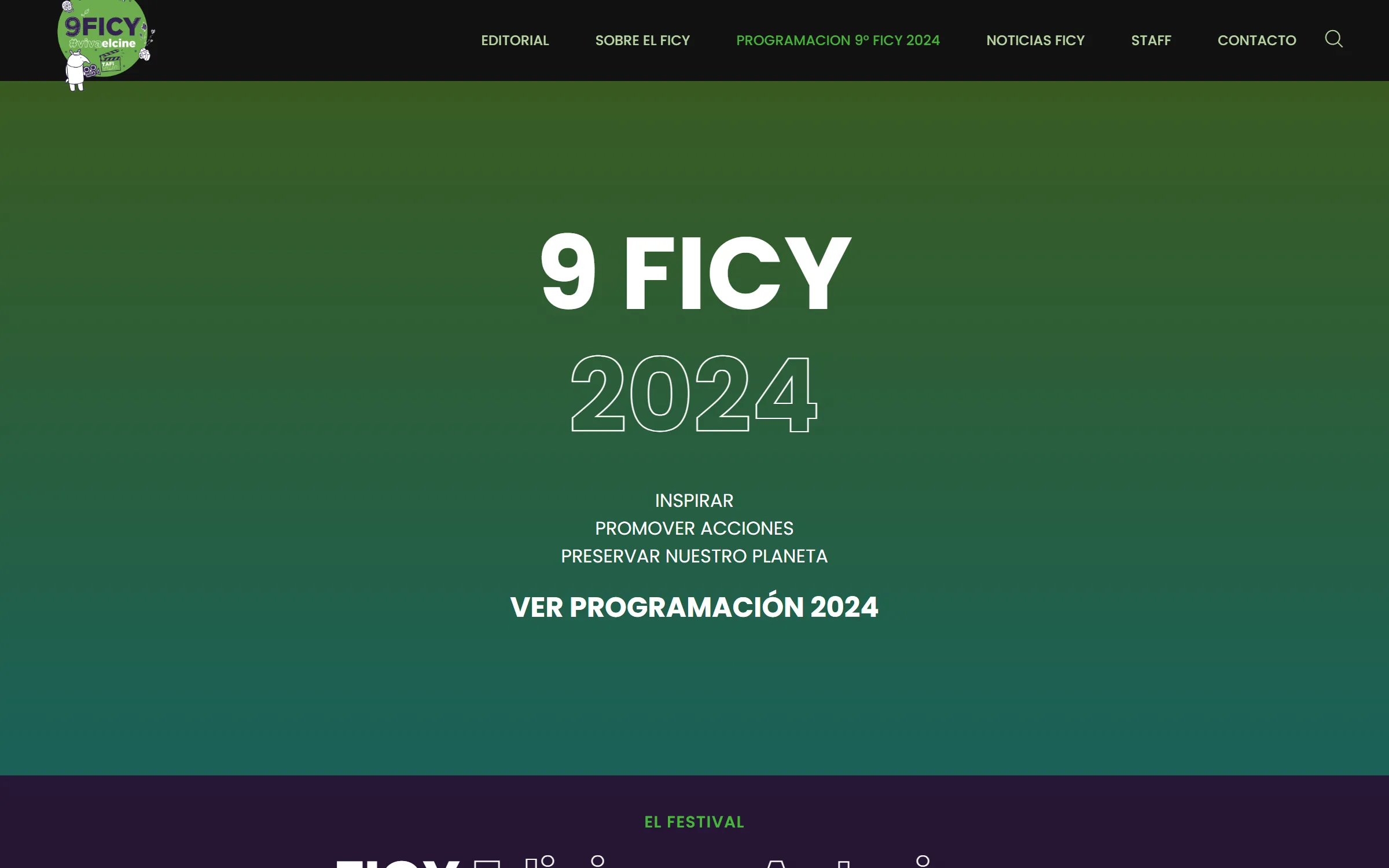 Sitio del Festival de Cine de las Yungas